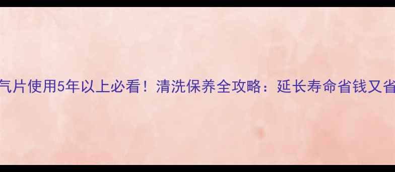 图片 暖气片使用5年以上必看！清洗保养全攻略：延长寿命省钱又省电