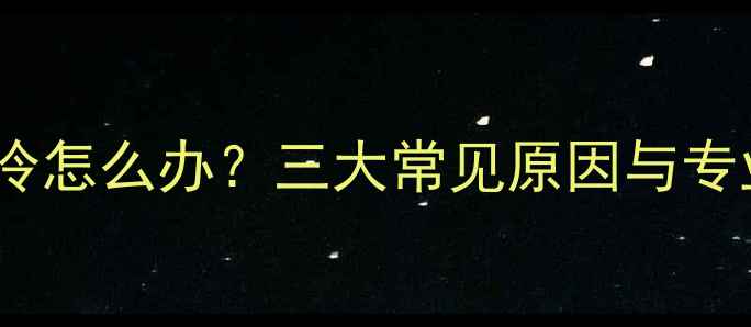 图片 暖气片前热后冷怎么办？三大常见原因与专业维修方案全1