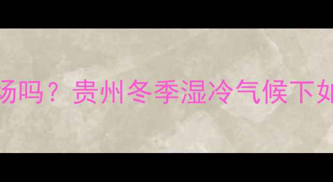 图片 暖气片在贵州有市场吗？贵州冬季湿冷气候下如何选对采暖设备？
