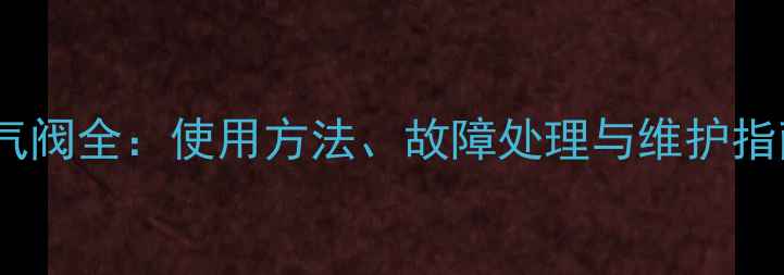 图片 暖气片左右两个排气阀全：使用方法、故障处理与维护指南（附维修视频）2