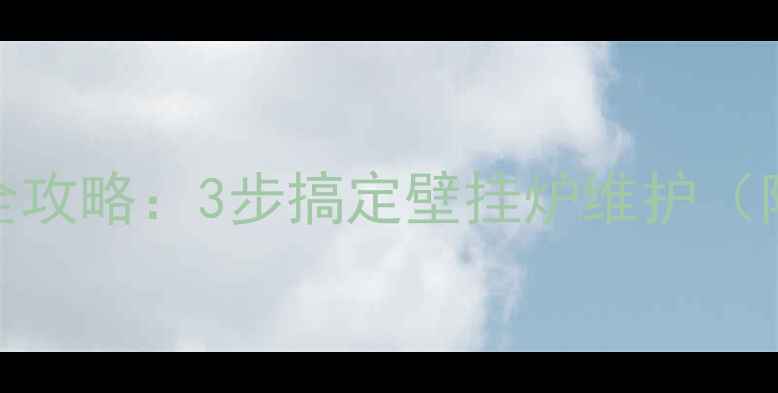 图片 暖气片拆卸全攻略：3步搞定壁挂炉维护（附注意事项）