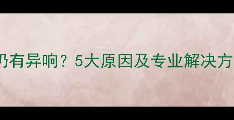 暖气片放气后仍有异响5大原因及专业解决方法附视频