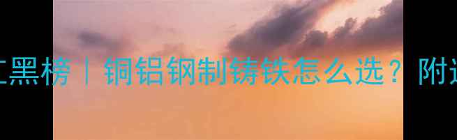 图片 暖气片材质红黑榜｜铜铝钢制铸铁怎么选？附选购避坑指南