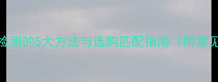 暖气片温度检测的5大方法与选购匹配指南附常见问题解答