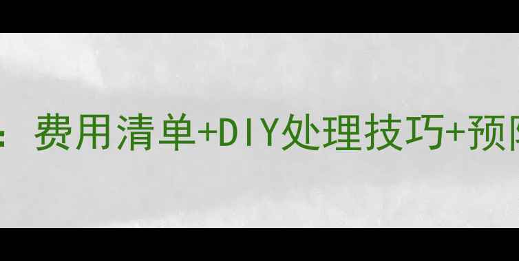 暖气片漏水维修全攻略费用清单DIY处理技巧预防措施附最新报价