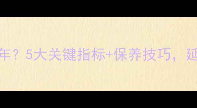 暖气片炉子能用多少年5大关键指标保养技巧延长使用寿命至20年