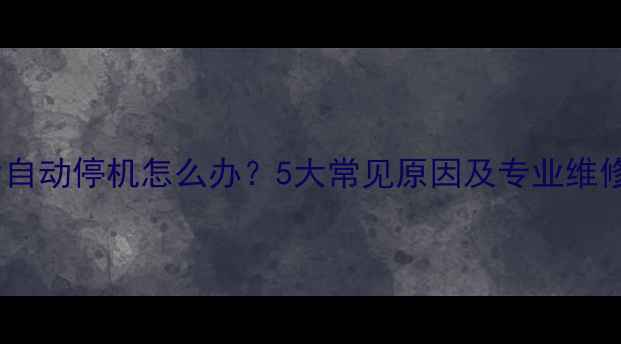 图片 暖气片自动停机怎么办？5大常见原因及专业维修指南1