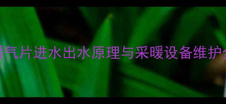 暖气片进水出水原理与采暖设备维护全