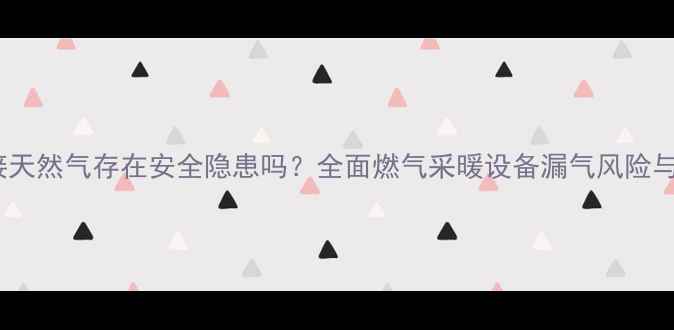 暖气片连接天然气存在安全隐患吗全面燃气采暖设备漏气风险与防护指南