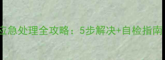 暖气片阀门漏水应急处理全攻略5步解决自检指南附视频教程