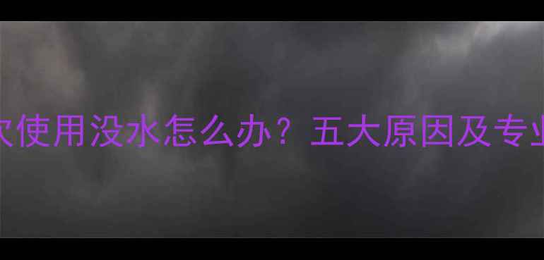 图片 暖气片首次使用没水怎么办？五大原因及专业解决指南