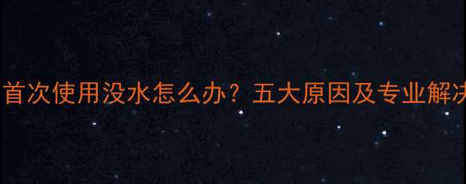 图片 暖气片首次使用没水怎么办？五大原因及专业解决指南1