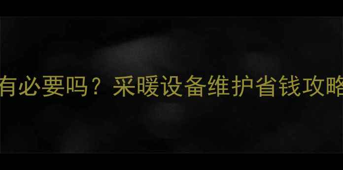 图片 暖气管安装过滤器有必要吗？采暖设备维护省钱攻略+全流程安装指南2
