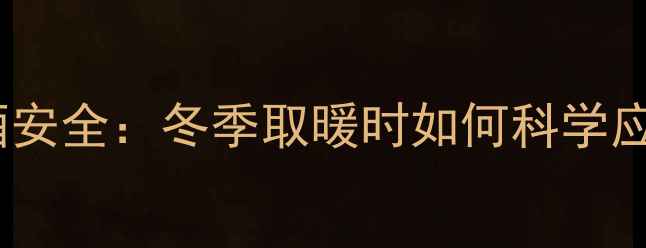图片 暖气设备与饮酒安全：冬季取暖时如何科学应对饮酒需求？1