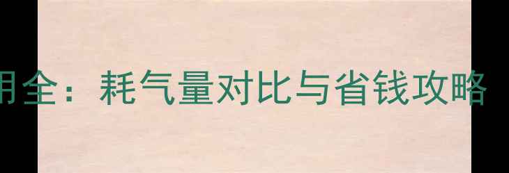 松鼠壁挂炉使用费用全耗气量对比与省钱攻略附安装维护成本