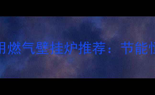 图片 林内18UC壁挂炉家用燃气壁挂炉推荐：节能恒温性能及选购指南