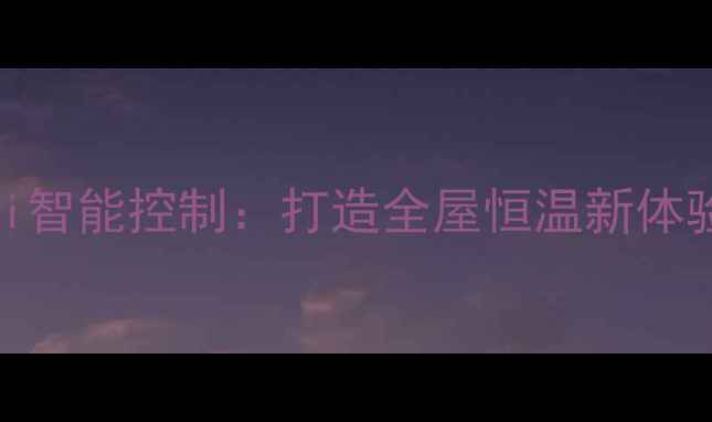 图片 林内燃气壁挂炉WiFi智能控制：打造全屋恒温新体验，节能省电更安全