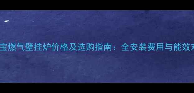 欧德宝燃气壁挂炉价格及选购指南全安装费用与能效对比