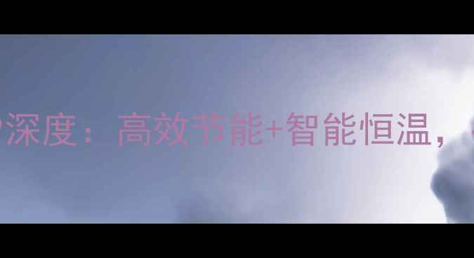 图片 款燃气壁挂炉E9深度：高效节能+智能恒温，冬季采暖新选择