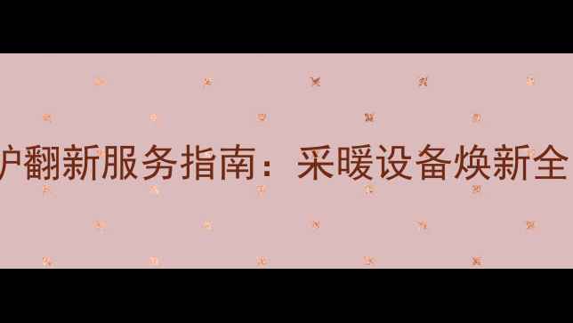 图片 正规菲斯曼壁挂炉翻新服务指南：采暖设备焕新全与节能改造方案2