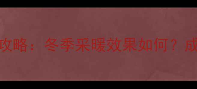 图片 武汉地暖安装全攻略：冬季采暖效果如何？成本及注意事项！