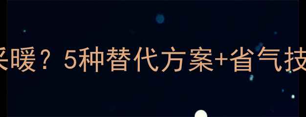 图片 没有壁挂炉如何高效采暖？5种替代方案+省气技巧全（附设备对比）2