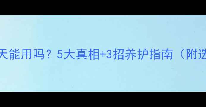注水暖气片冬天能用吗5大真相3招养护指南附选购避坑攻略