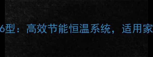 图片 派帝电壁挂炉PDFKM6型：高效节能恒温系统，适用家庭别墅采暖全攻略2
