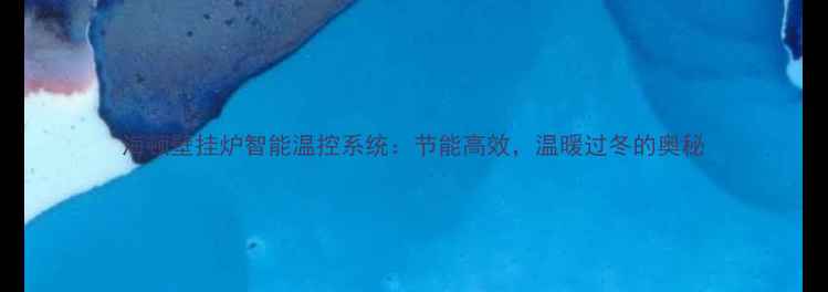 海顿壁挂炉智能温控系统节能高效温暖过冬的奥秘