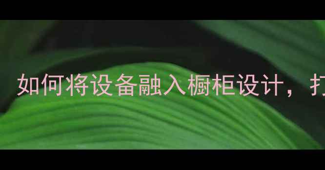 燃气壁挂炉隐藏式安装指南如何将设备融入橱柜设计打造美观实用的家庭采暖系统