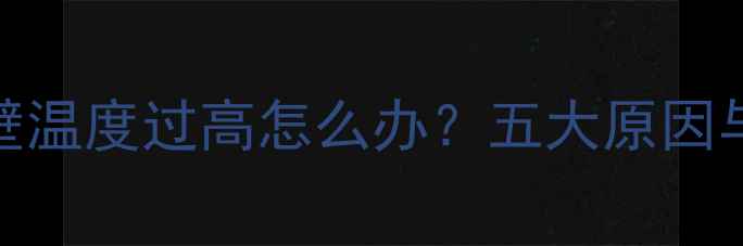 图片 燃煤暖气炉外壁温度过高怎么办？五大原因与专业解决方案