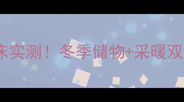 图片 爆款设计地暖储物床实测！冬季储物+采暖双buff的家居神操作1