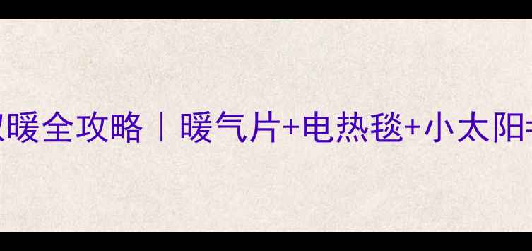 图片 独居租房暖气片取暖全攻略｜暖气片+电热毯+小太阳=冬日温暖三件套1
