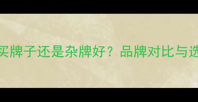 电暖气买牌子还是杂牌好品牌对比与选购指南
