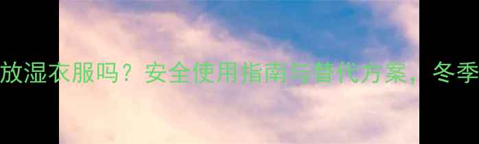 图片 电暖气片能放湿衣服吗？安全使用指南与替代方案，冬季保暖技巧全