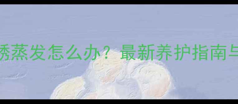 图片 电热暖气片水锈蒸发怎么办？最新养护指南与专业维修方案