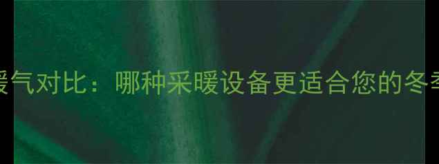 电热板与电暖气对比哪种采暖设备更适合您的冬季取暖需求