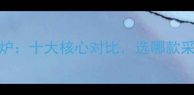 图片 电热水器VS壁挂炉：十大核心对比，选哪款采暖设备更合适？