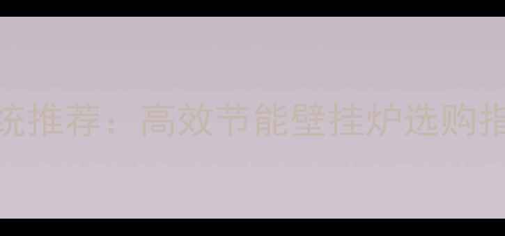 图片 纳碧安壁挂炉家用供暖系统推荐：高效节能壁挂炉选购指南+官方旗舰店特惠活动1