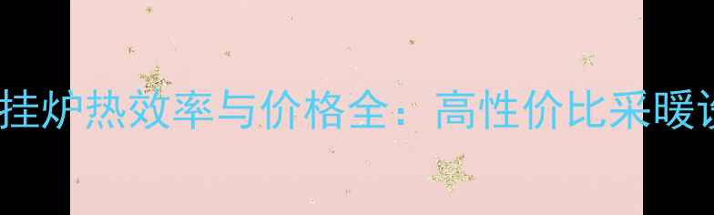 图片 羽顺天燃气壁挂炉热效率与价格全：高性价比采暖设备选购指南1