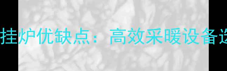 图片 艾瑞科壁挂炉优缺点：高效采暖设备选购指南1