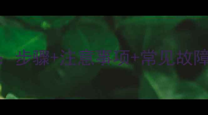 艾瑞科壁挂炉补水全攻略步骤注意事项常见故障解决冬季采暖必备指南