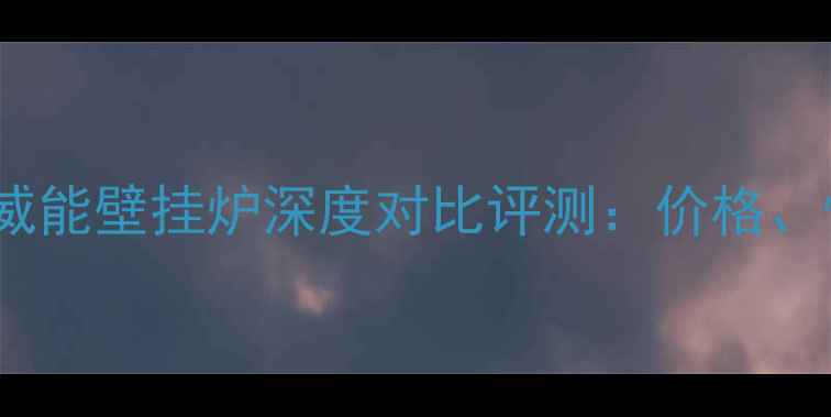 菲兹曼VS德国威能壁挂炉深度对比评测价格性能能效全