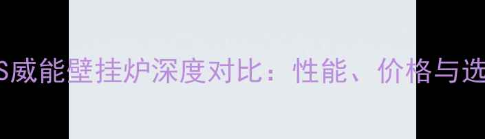 菲斯曼VS威能壁挂炉深度对比性能价格与选购指南