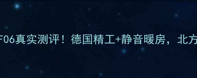菲斯曼壁挂炉1F06真实测评德国精工静音暖房北方家庭采暖神器