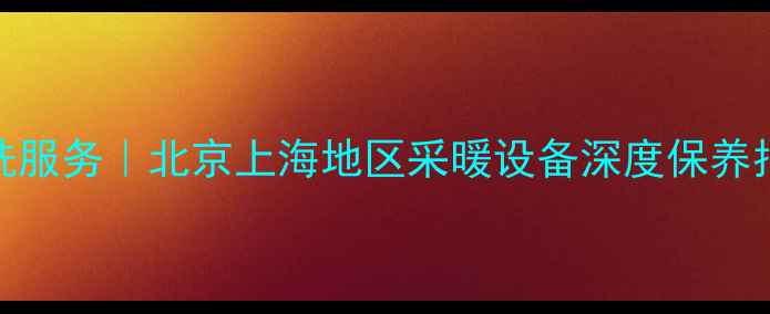 菲斯曼壁挂炉专业清洗服务北京上海地区采暖设备深度保养指南附清洗价格表