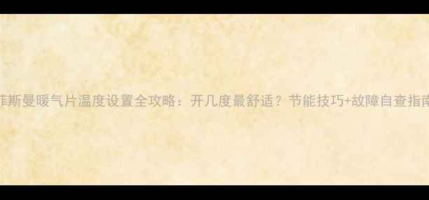 菲斯曼暖气片温度设置全攻略开几度最舒适节能技巧故障自查指南