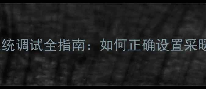 图片 菲斯曼锅炉地暖系统调试全指南：如何正确设置采暖参数与故障排查2