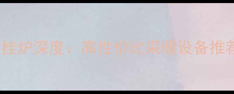 萨弘天然气壁挂炉深度高性价比采暖设备推荐与选购指南