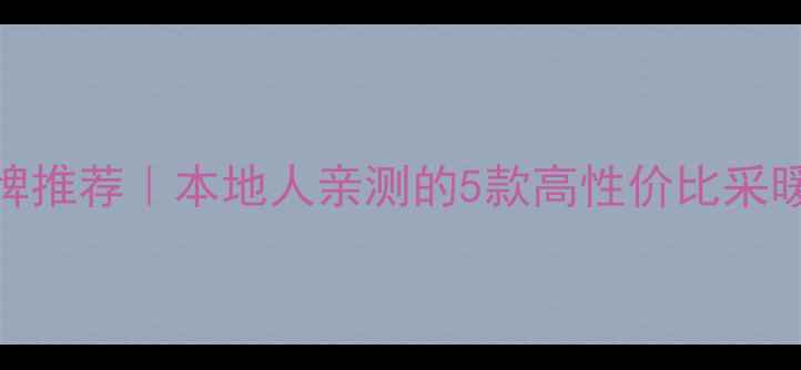 图片 贵阳壁挂炉品牌推荐｜本地人亲测的5款高性价比采暖设备选购指南
